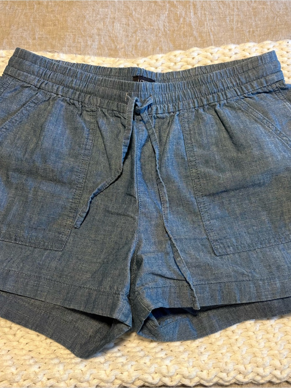 J.Crew Casual Blue Drawstring Women’s Shorts